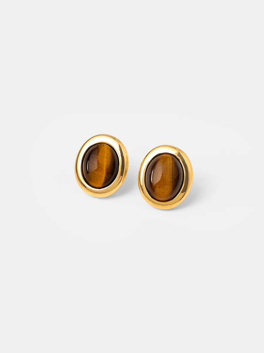 Chasing Starlight Tiger's Eye Ohrringe