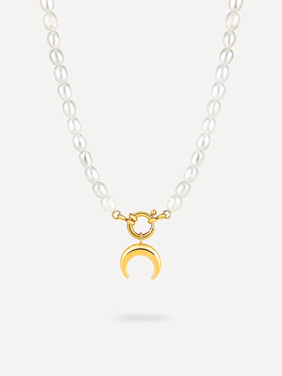 Crescent Pearl Kette
