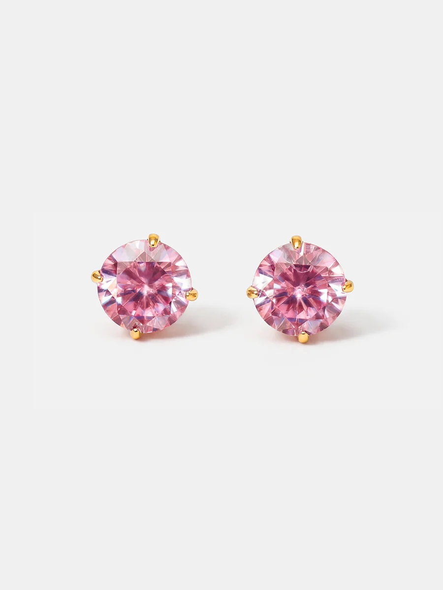 Crystal Delight Pink Stub-Ohrringe