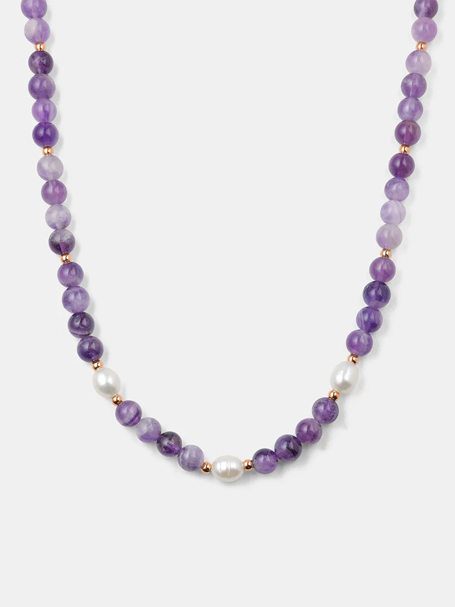 Dawn Pearl Purple Kette - Image 16