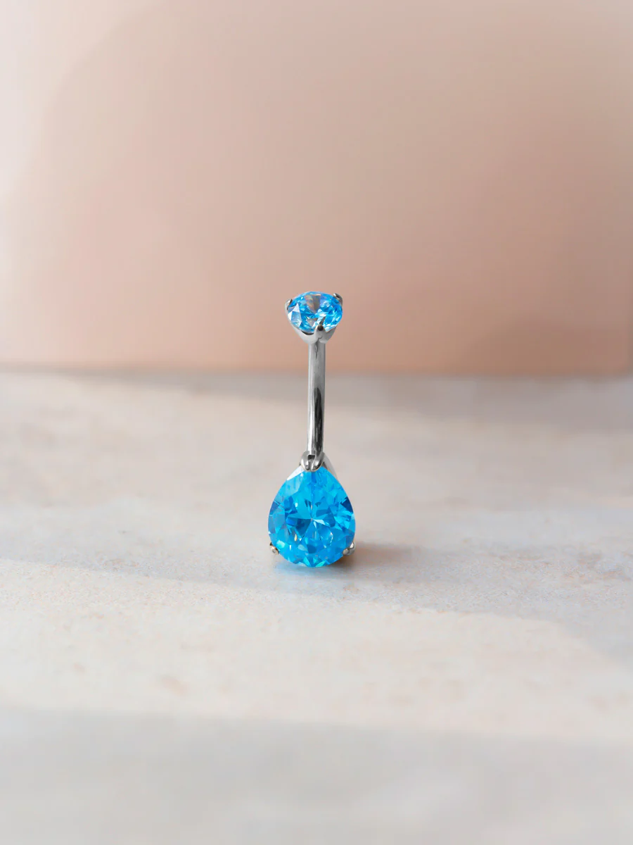Dreamy Glow Azure Titan Bauchnabelpiercing - Image 3