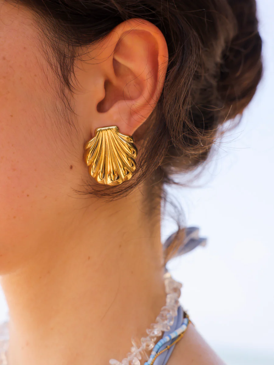 Elegant Shell Ohrringe - Image 2