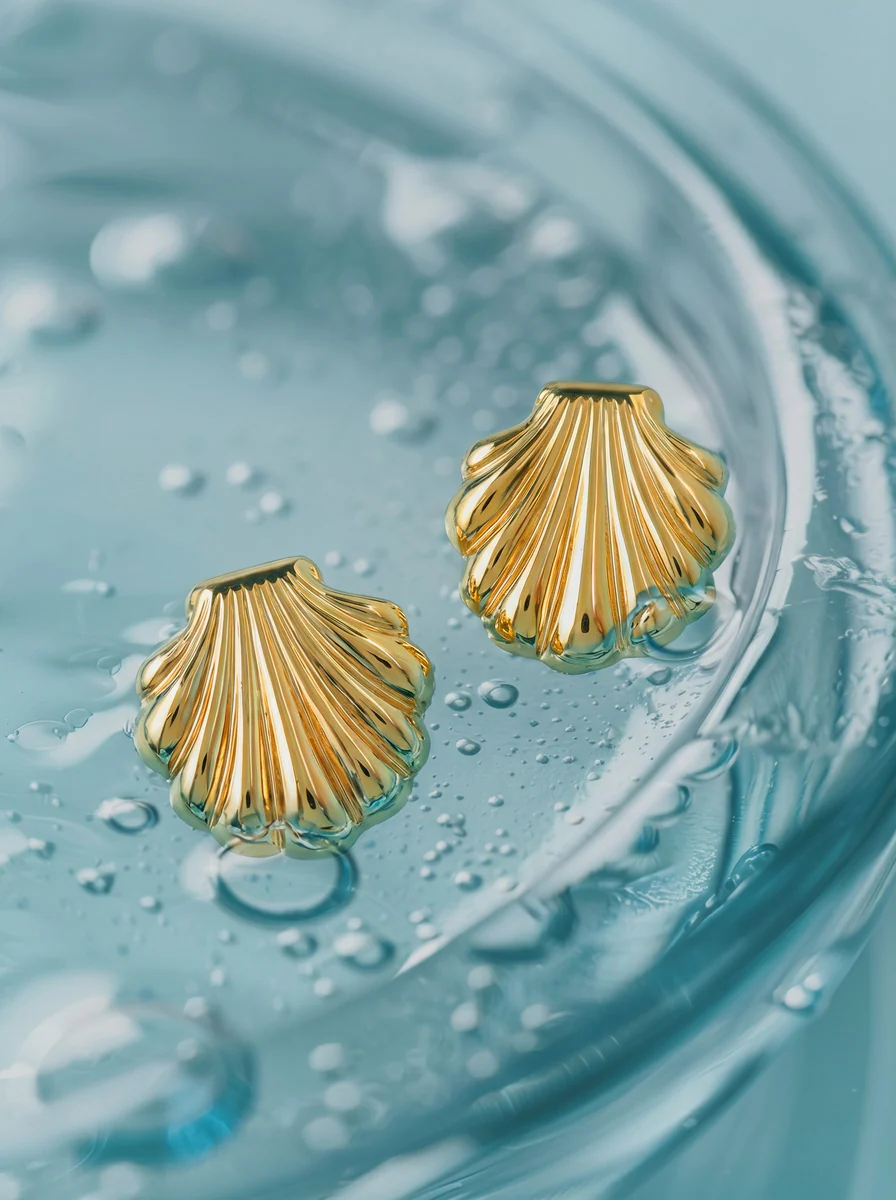 Elegant Shell Ohrringe - Image 4