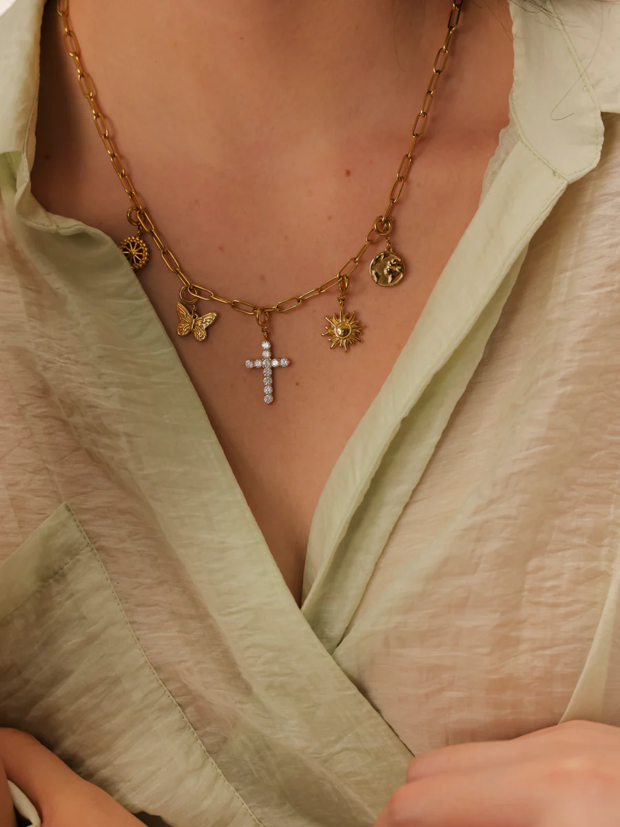 Floral Butterfly Ketten-Charm - Image 5