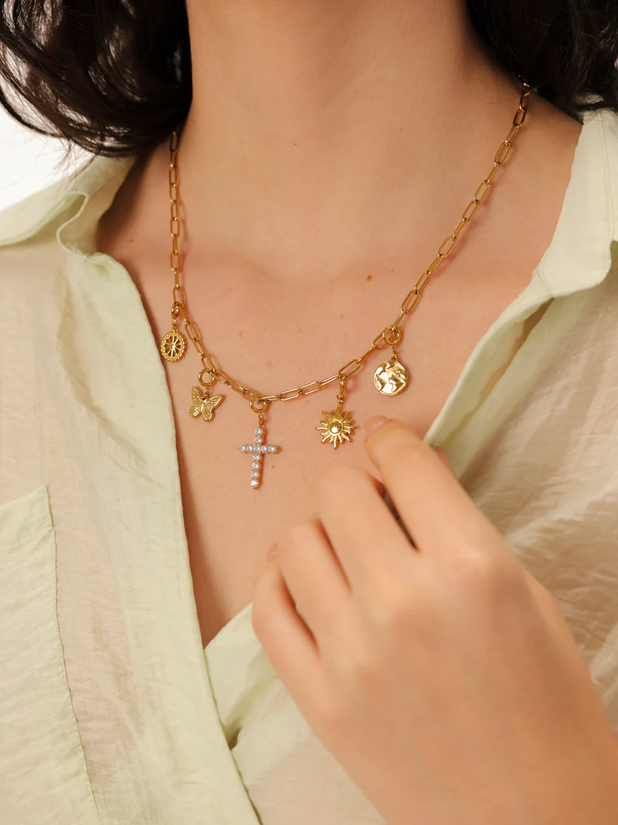 Floral Butterfly Ketten-Charm - Image 7