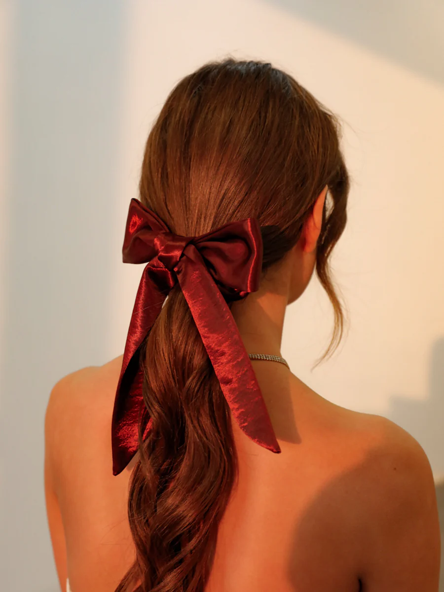 Graceful Bow Scrunchie - Image 5