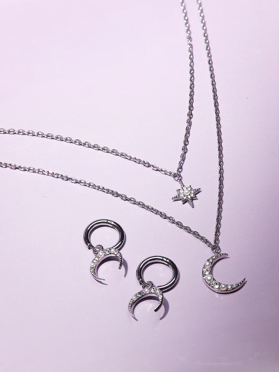 Moon Phase Crescent Ohrringe - Image 12