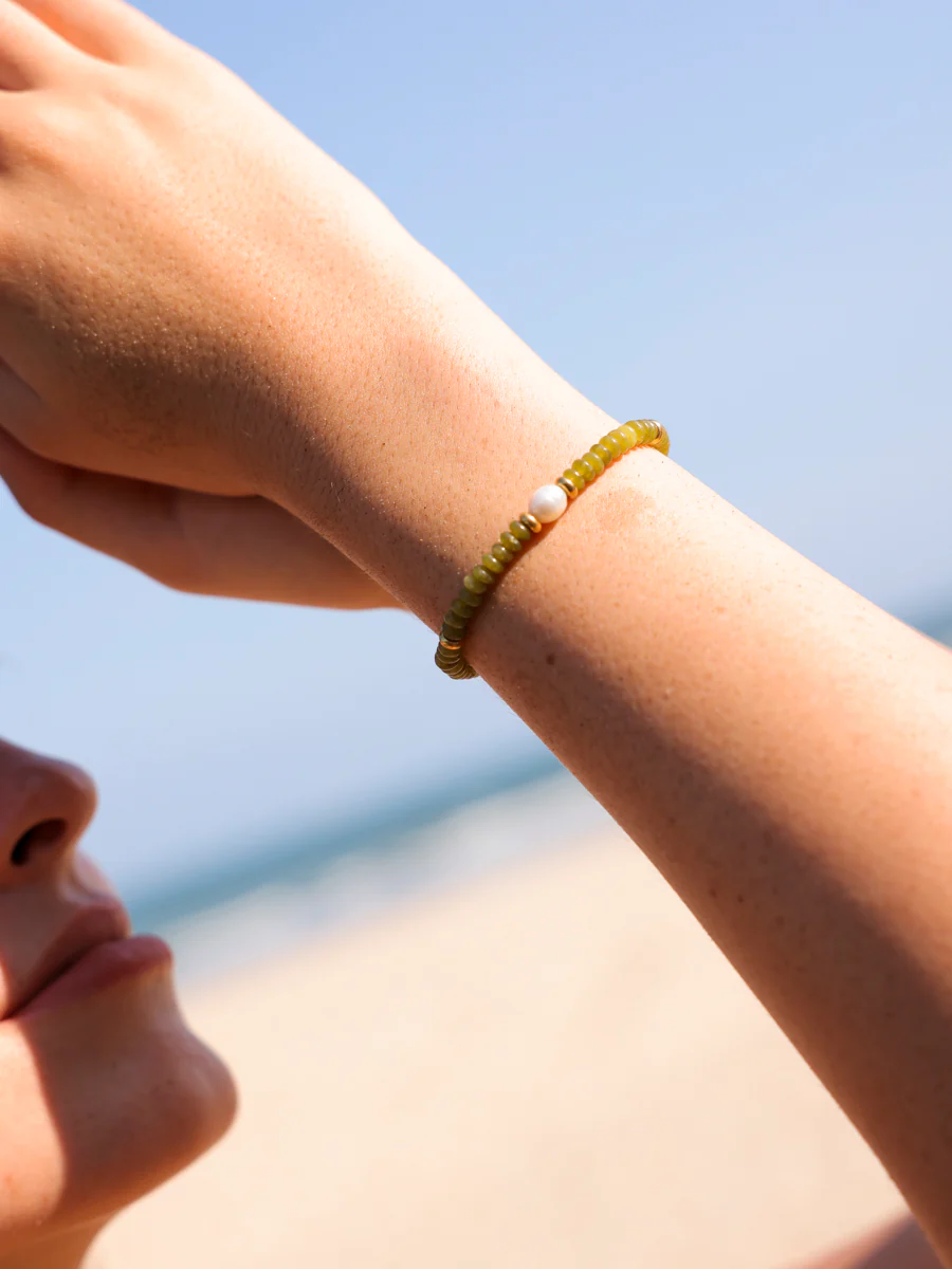 Pearl Dawn Dark Green ARMBAND - Image 3