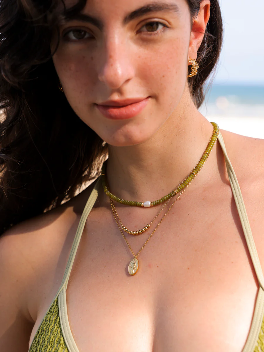 Pearl Dawn Dark Green Kette - Image 7