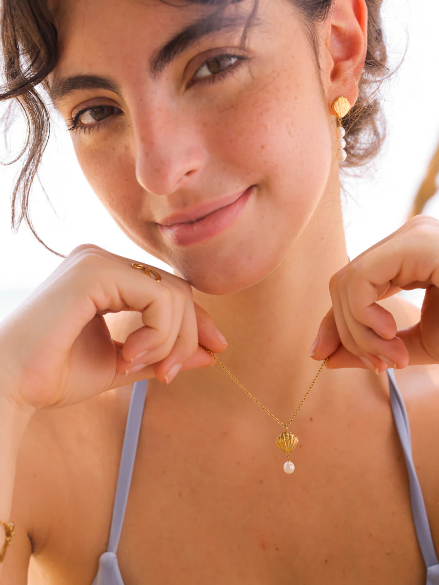 Pearl Shell Ohrringe - Image 5