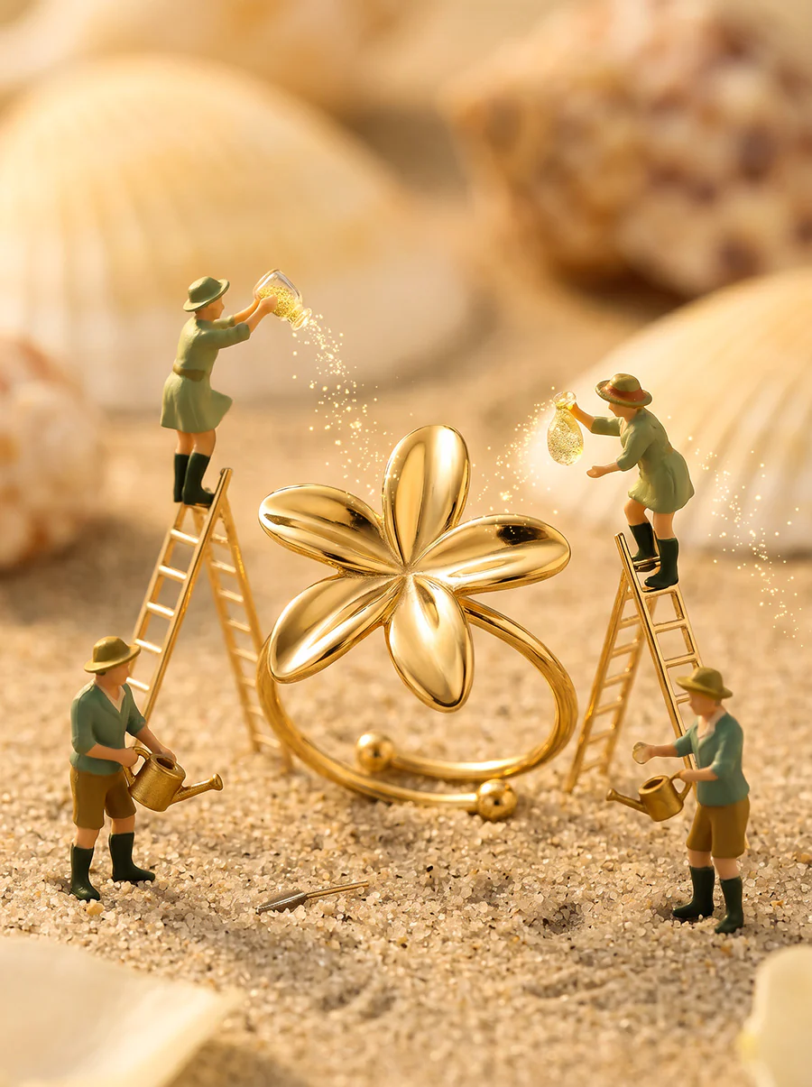 Plumeria Ring - Image 4