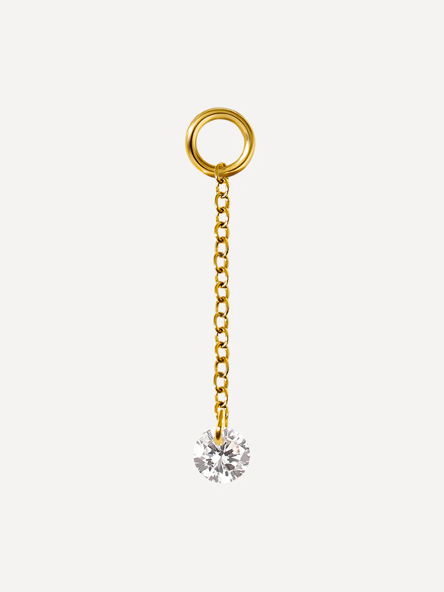 Radiant Drop Ohrring-Charm