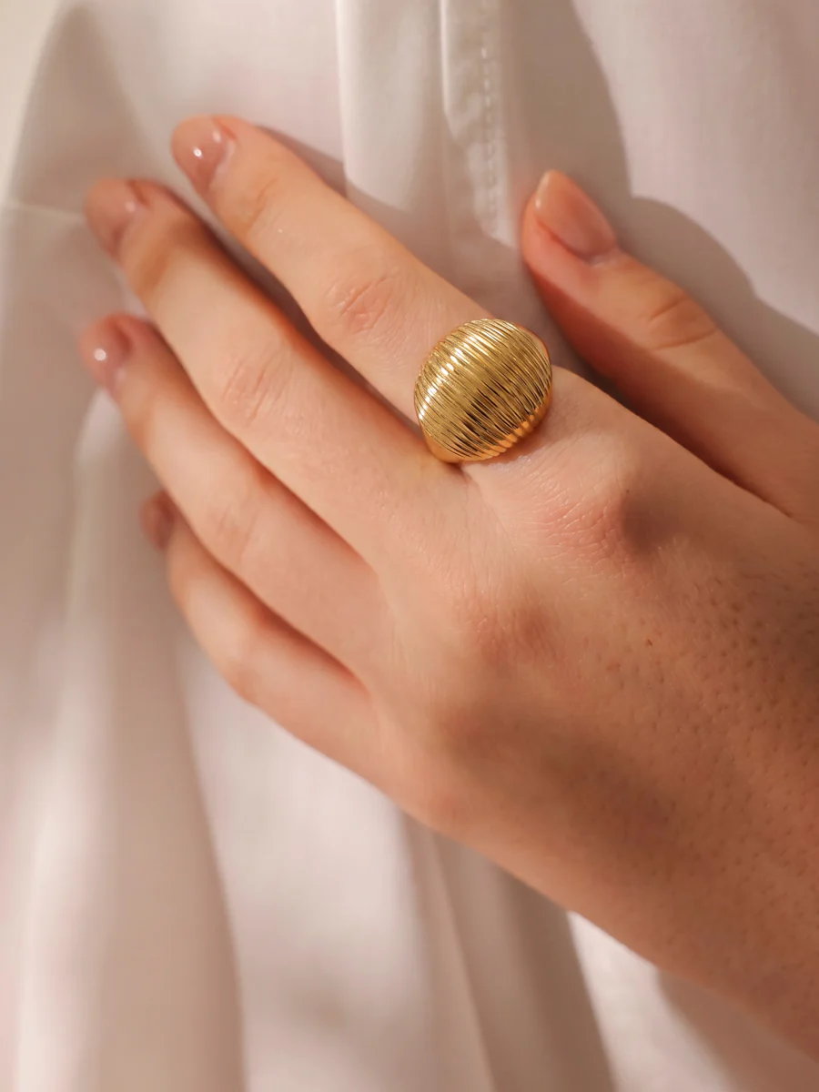 Sculpted Shine Ring - Image 3