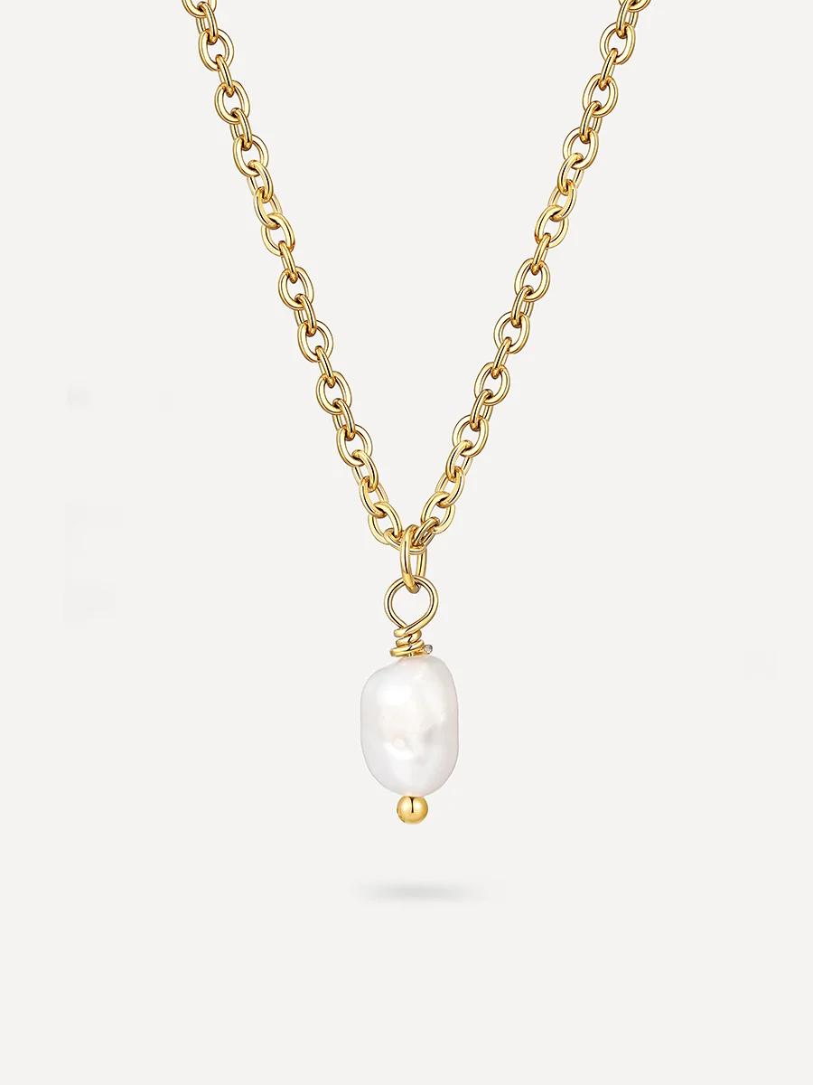 Simple Pearl Pendant Kette