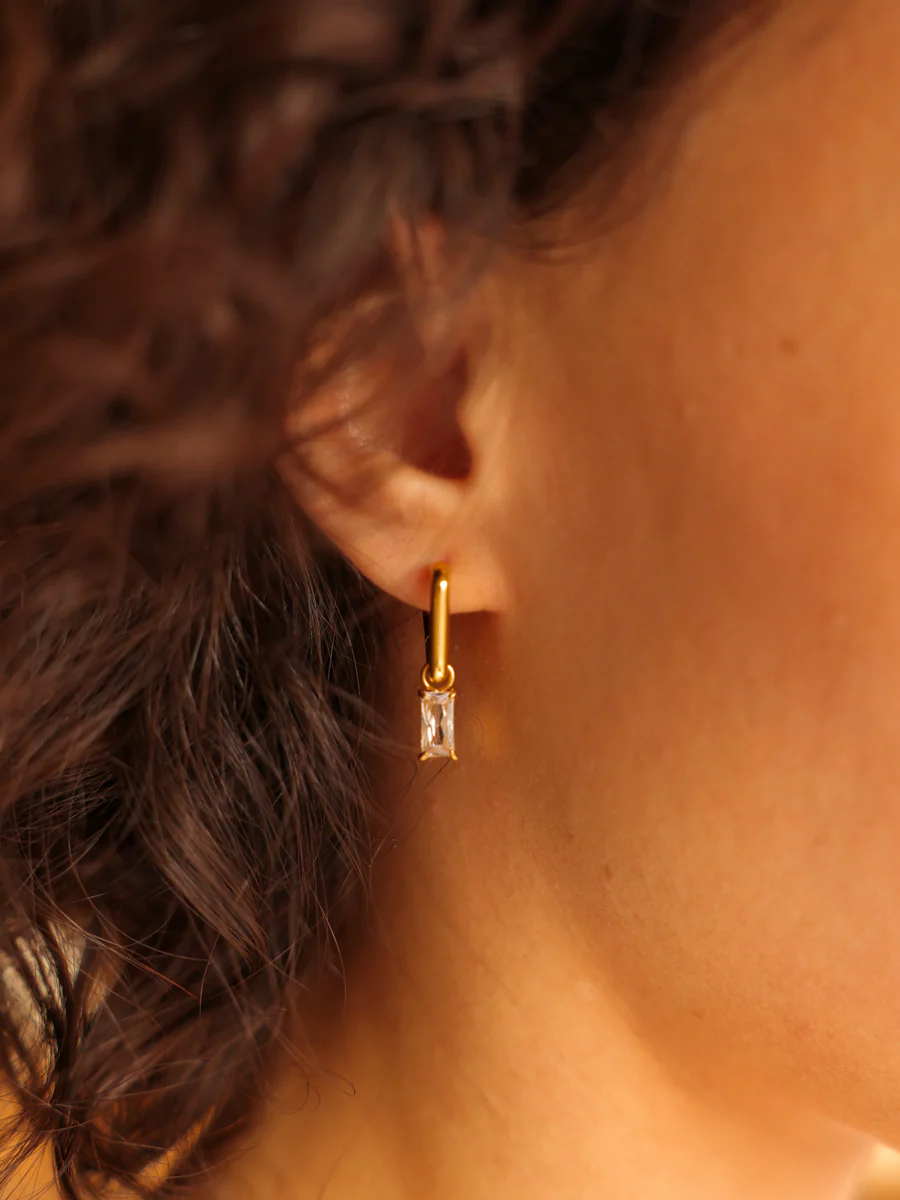 4x8mm Simplicity Shine Medium Ohrring-Charm - Image 2