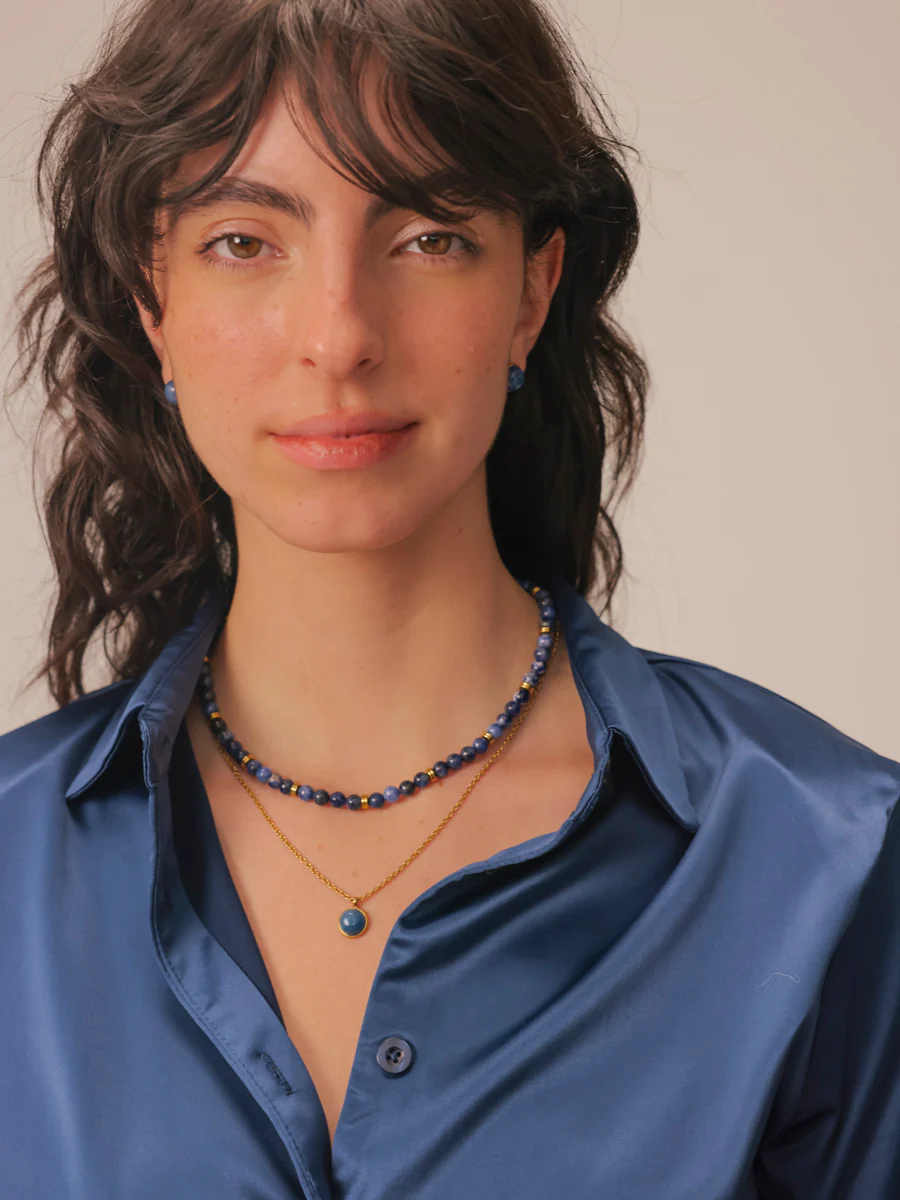 Wandering Wish Dark Blue Kette - Image 11