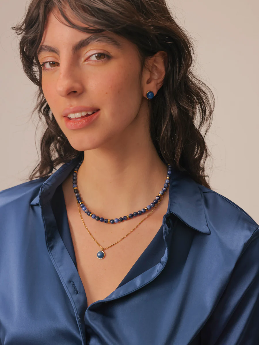 Wandering Wish Dark Blue Kette - Image 13