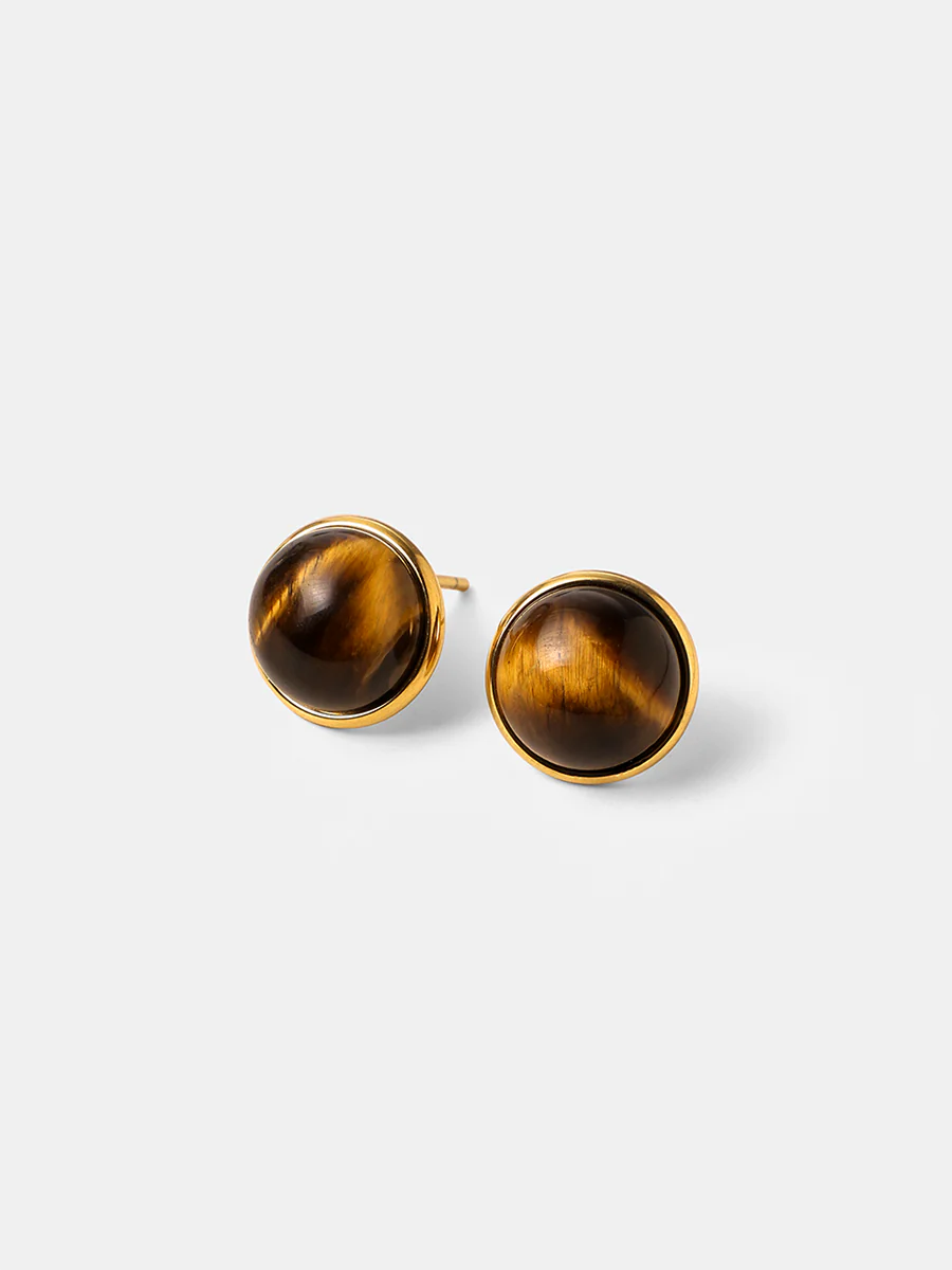Wandering Wish Tiger's Eye Ohrringe